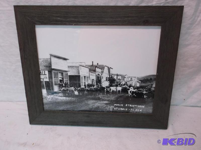 Main Street Sturgis South Dakota 1886 framed ...