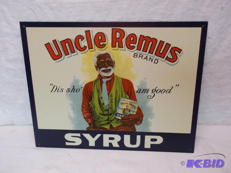 Collectable Uncle Remus Syrup sign measuring ...