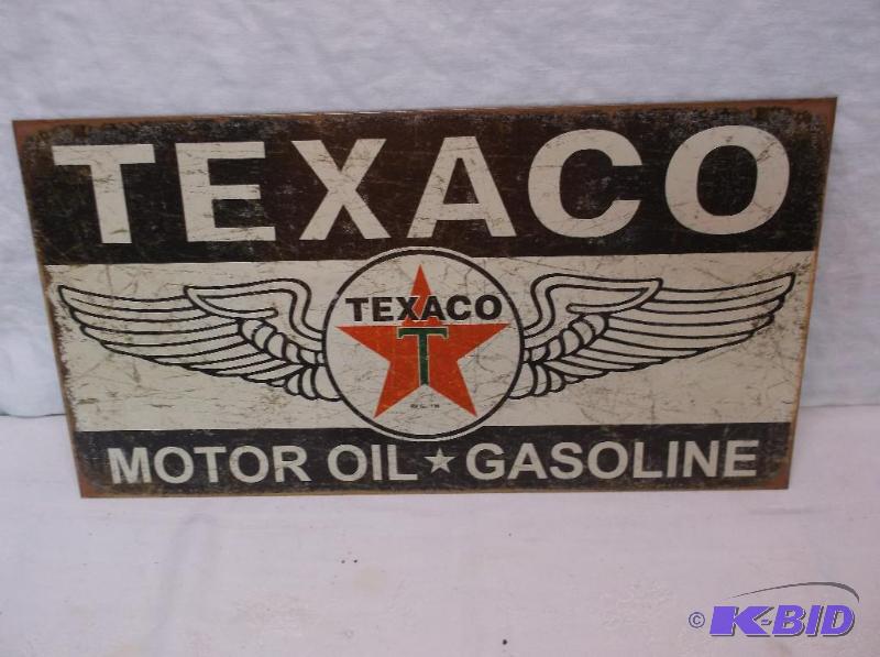 Collectable Texaco sign measuring 16&quot L ...