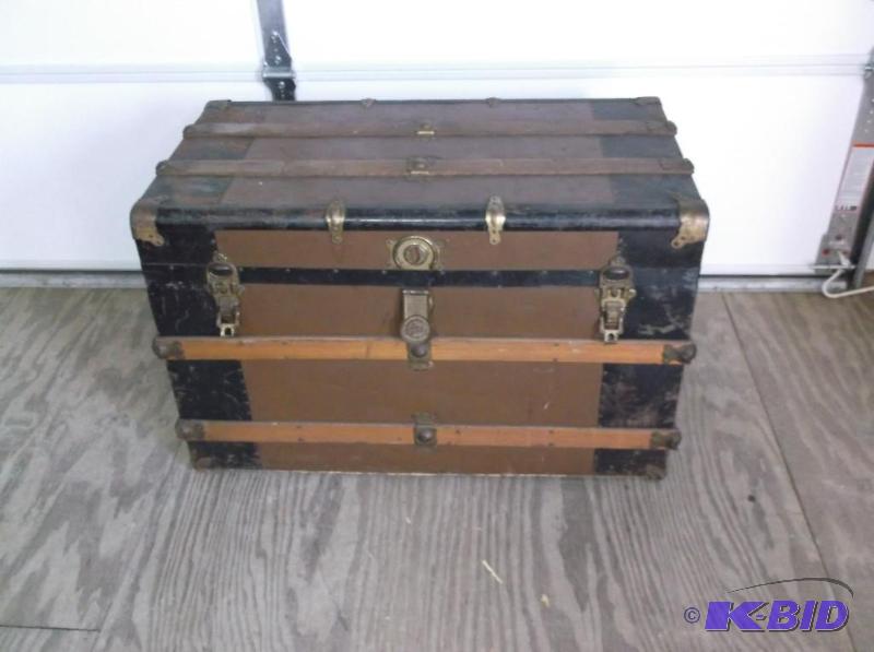 Antique trunk measuring 36&quot L x 20&quot...