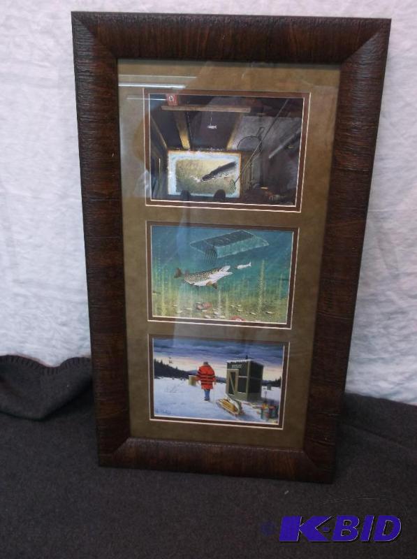 Les Kouba trilogy print measuring 13&quot L ...