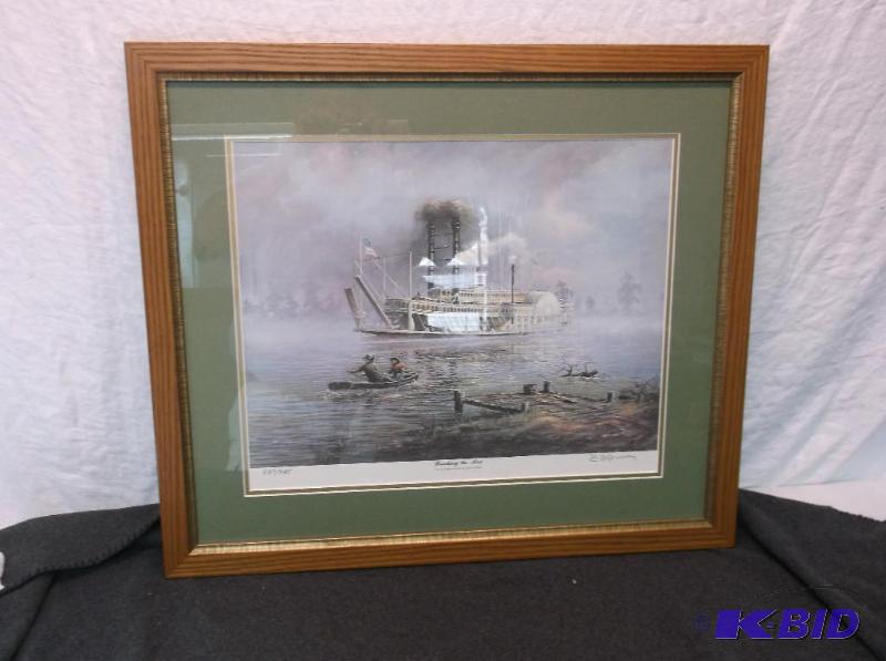 Beautiful double matted framed print &quotBr...