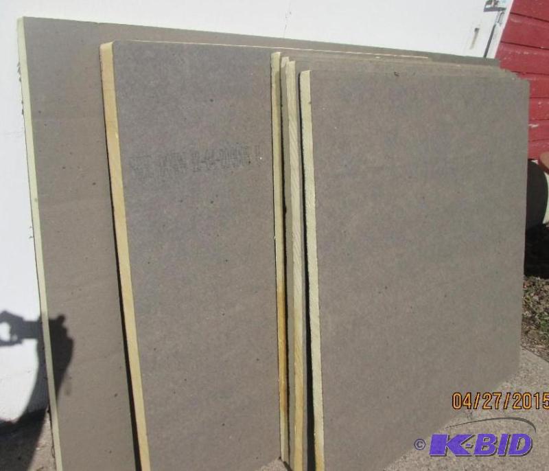 lot 13 image: Lot of 4&nbsp4 x 4 sheets 1 inch thick 1 2....