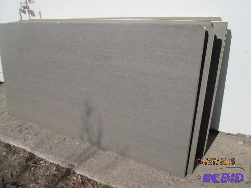 lot 5 image: Lot of 10 4 x 8 sheets, 2 inch thick poly-iso...