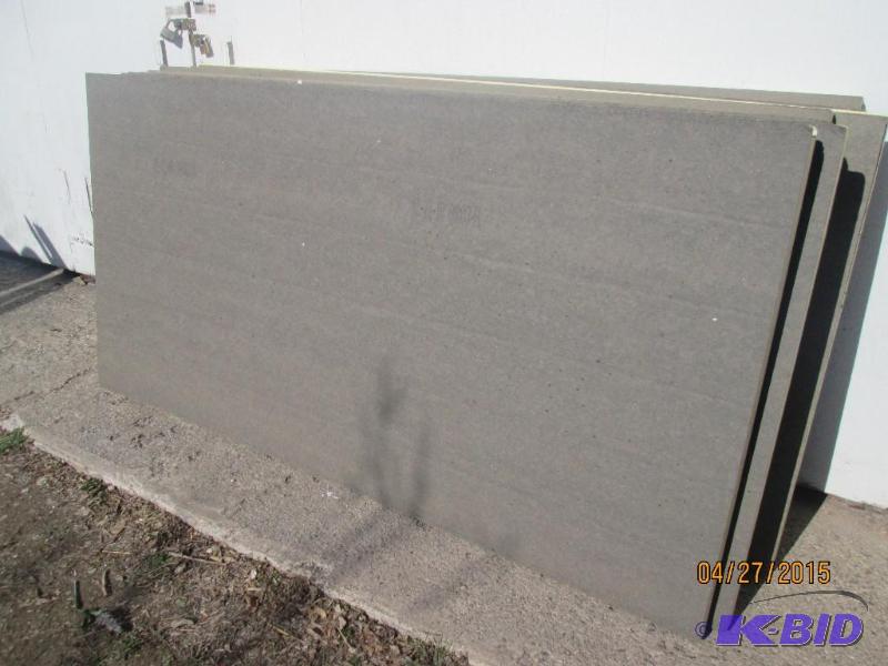 lot 6 image: Lot of 10 4 x 8 sheets, 2 inch thick poly-iso...