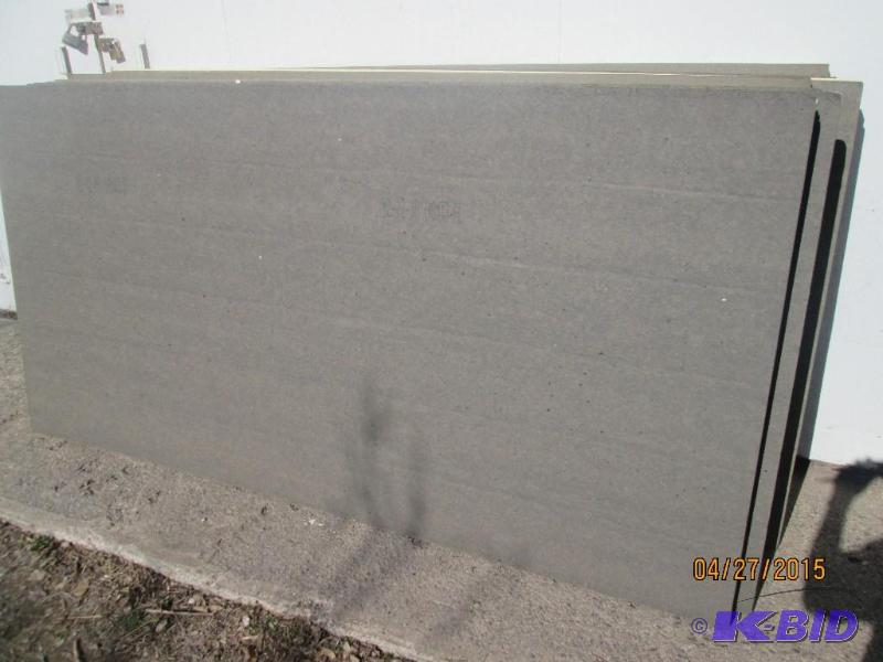 lot 7 image: Lot of 10 4 x 8 sheets, 2 inch thick poly-iso...