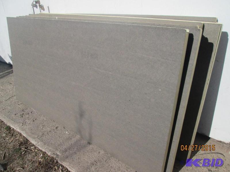 lot 9 image: Lot of 10 4 x 8 sheets, 2 inch thick poly-iso...