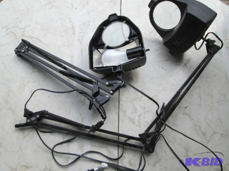 lot 113 image: 2 magnification lamps...