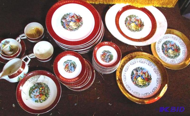 lot 145 image: Set of The Cronin china, Minerva OH 64. One c...