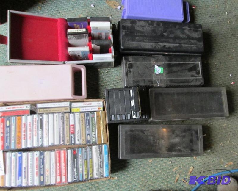 lot 166 image: Assorted cassettes and cassette cases...