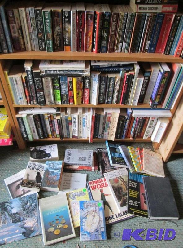 lot 170 image: Large lot of assorted books, mainly paperback...