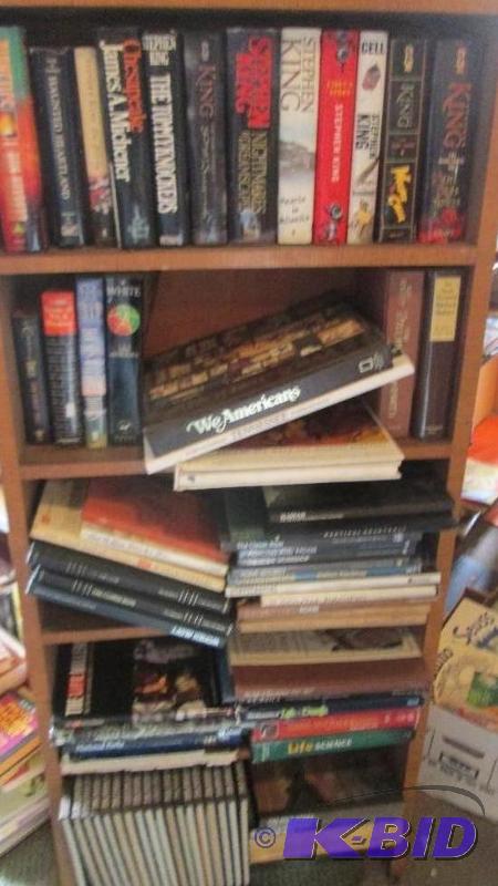 lot 180 image: Stephen King and Time Life travel books, shel...