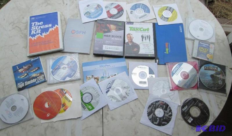 lot 185 image: Lot of assorted CD Roms and computer software...
