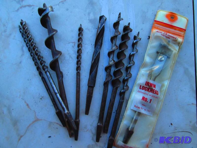 lot 42 image: Lot of hand drill bits...