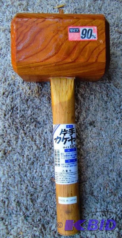 lot 9 image: Brand new wood mallet made in China...