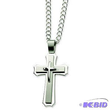 New Chisel Stainless Steel Cross Pendant MSRP...