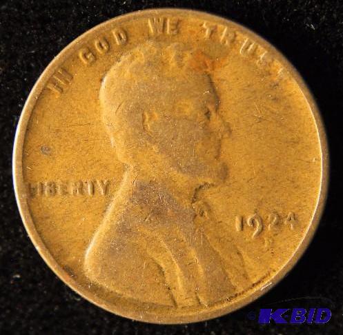 1924 D LINCOLN WHEAT CENT KEY DATE COIN