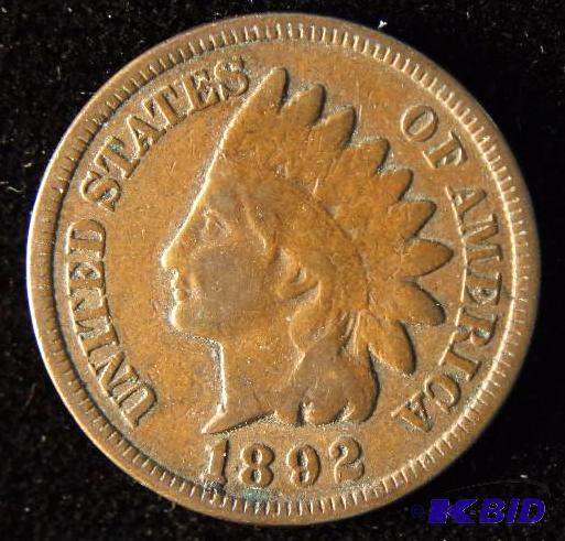 1892 INDIAN HEAD CENT VG