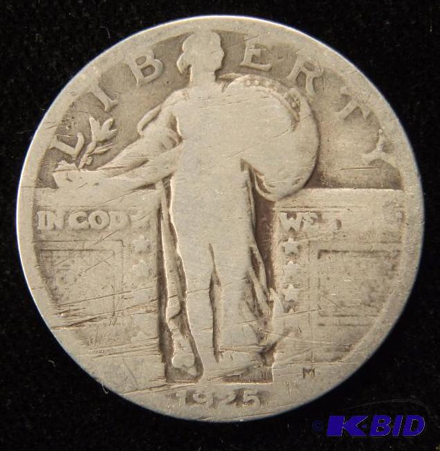 1925 STANDING LIBERTY SILVER QUARTER