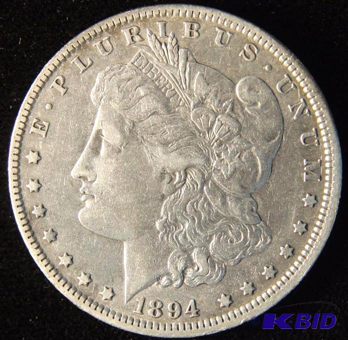 1894-O MORGAN SILVER DOLLAR VF