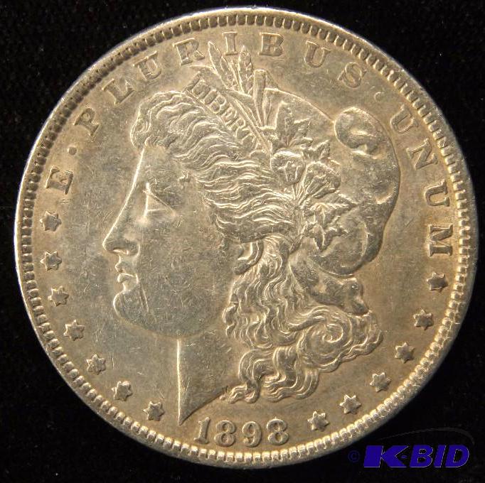 1898 MORGAN SILVER DOLLAR XF
