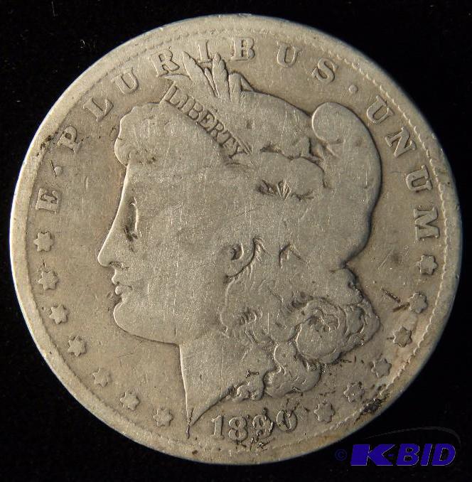 1890-O MORGAN SILVER DOLLAR