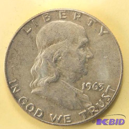 1963-D FRANKLIN SILVER HALF DOLLAR