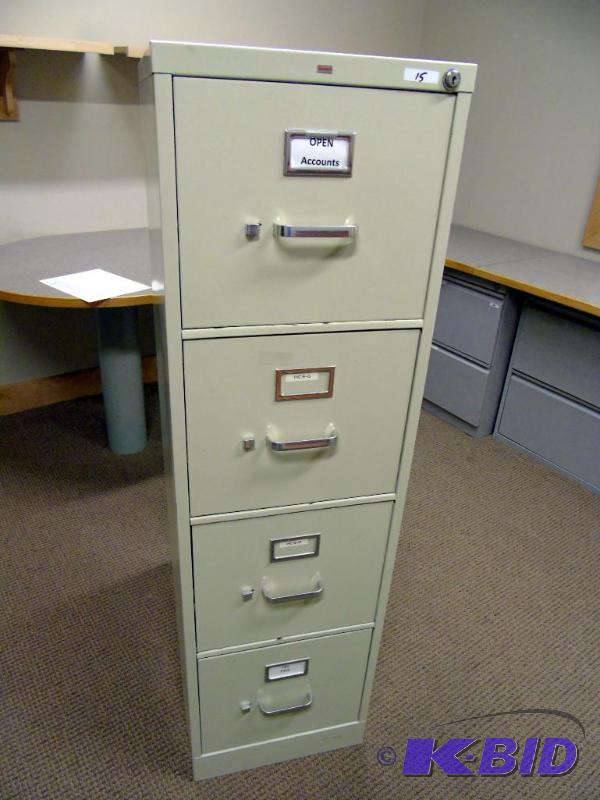 Geneva 4 Drawer Locking File Cabinet Nixit Consignment 11 Office Furniture Lateral Files Phones And More K Bid