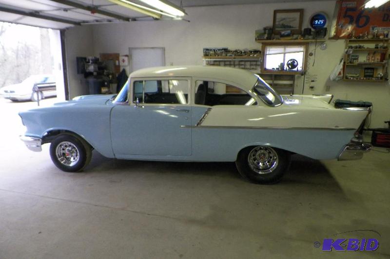 lot 1 image: 1957 Chevy 150 2 Door Coupe Hard Top