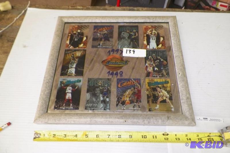 lot 139 image: Topps Finest 1997-98 Mirror including Garnett, Duncan, Kobe