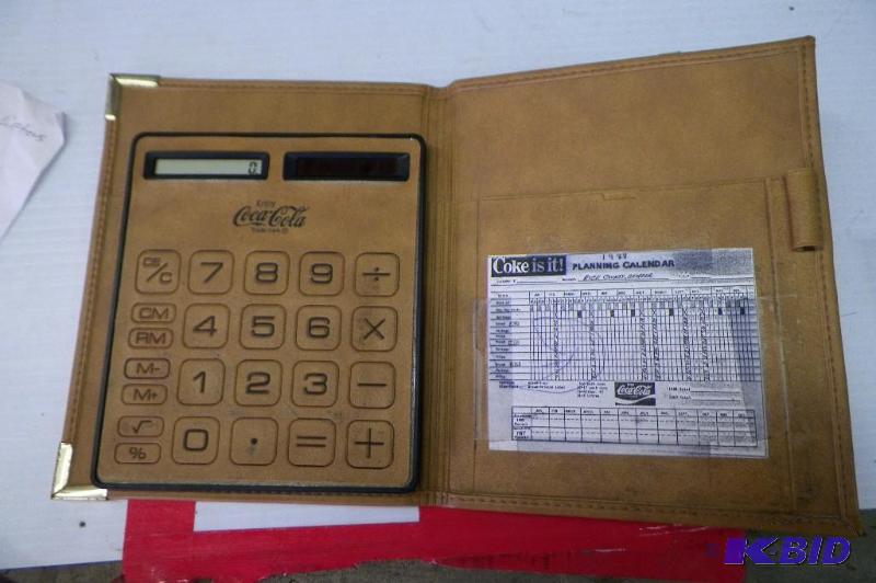 lot 146 image: Coke Salesman Calculator - RARE