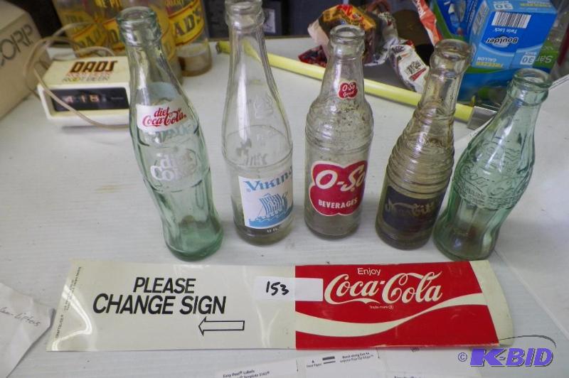 lot 153 image: Coke & Bottle Lot