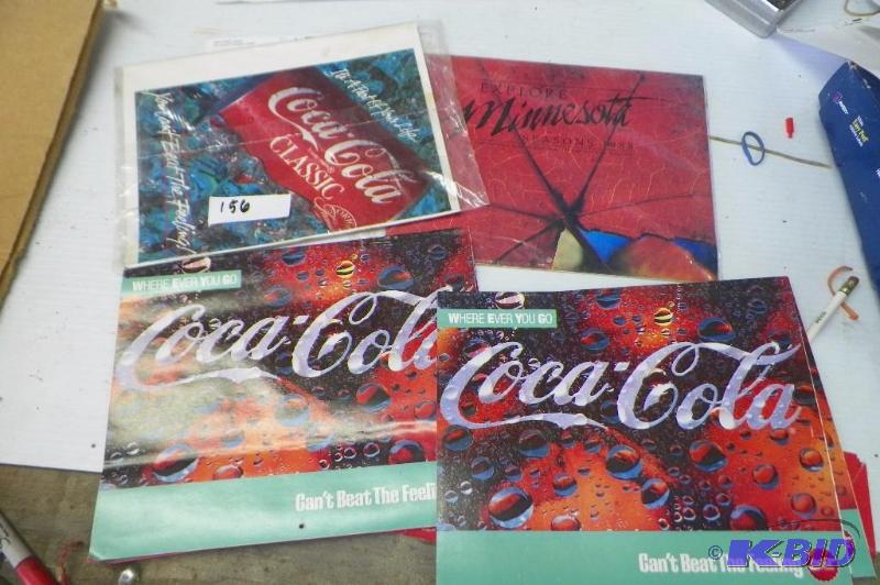 lot 155 image: Coke Calendar Lot 1988 & 1989