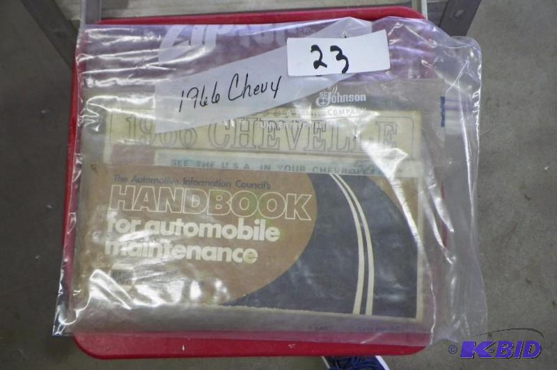 lot 23 image: 1966 Chevy Original Handbook