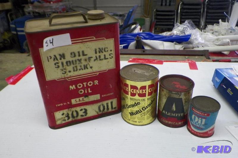 lot 54 image: Oil Can Lot