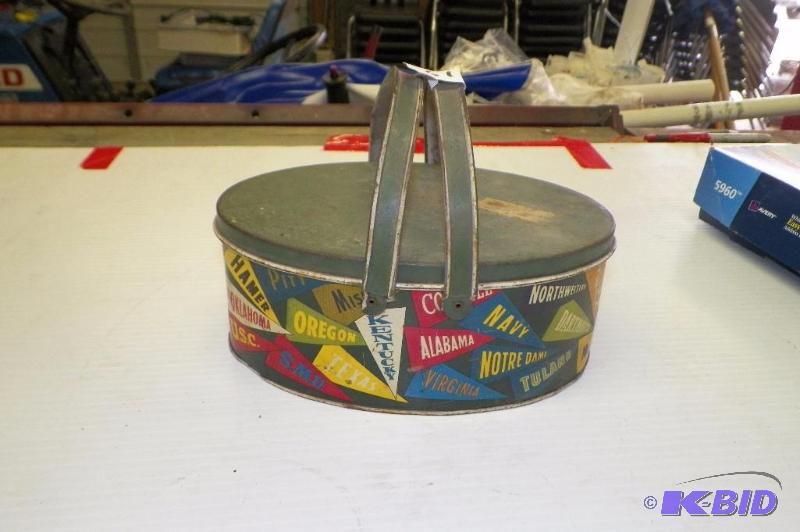 lot 61 image: Antique Lunch Pail Very Cool