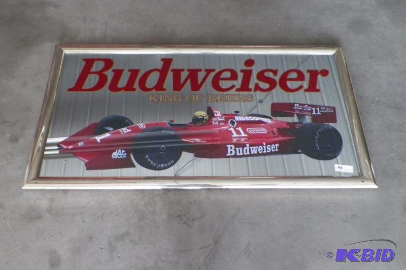 lot 99 image: 1992 Budweiser Mirror 27 x 51
