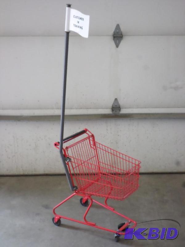 lot 13 image: Toddlers Miniature Shopping Cart...