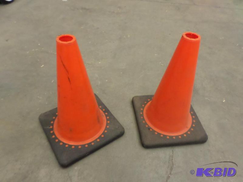 lot 40 image: (2) 12" Safety Cones...