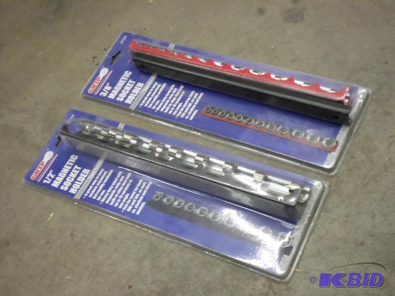 lot 53 image: (2) New Magnetic Socket Strips, 12" &am...