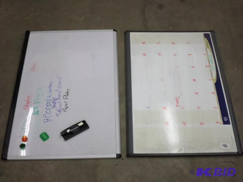 lot 55 image: (1) 18&quotx28" Dry Erase Boards...