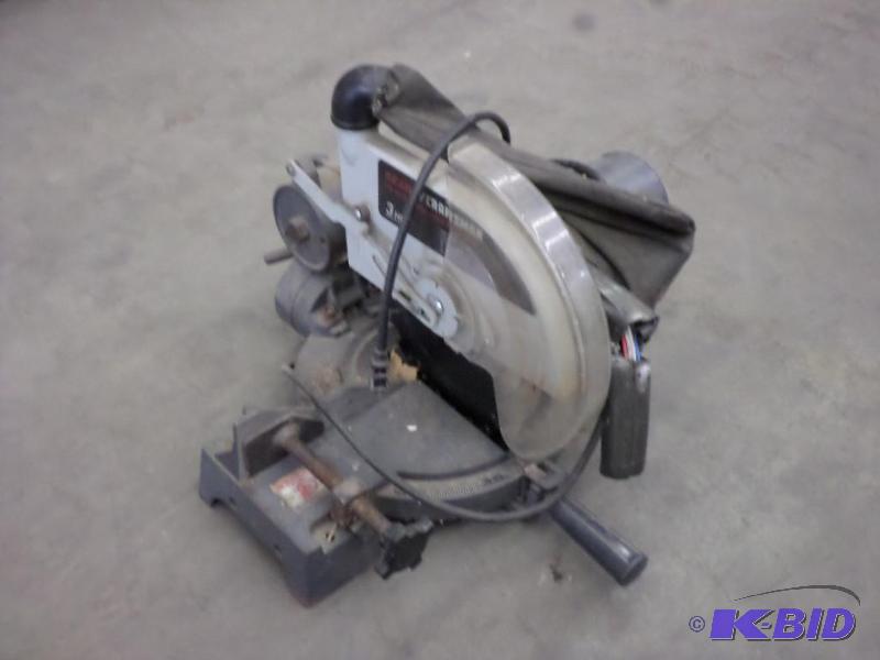 lot 68 image: Craftsman 10" Miter Saw, Broken Handle...