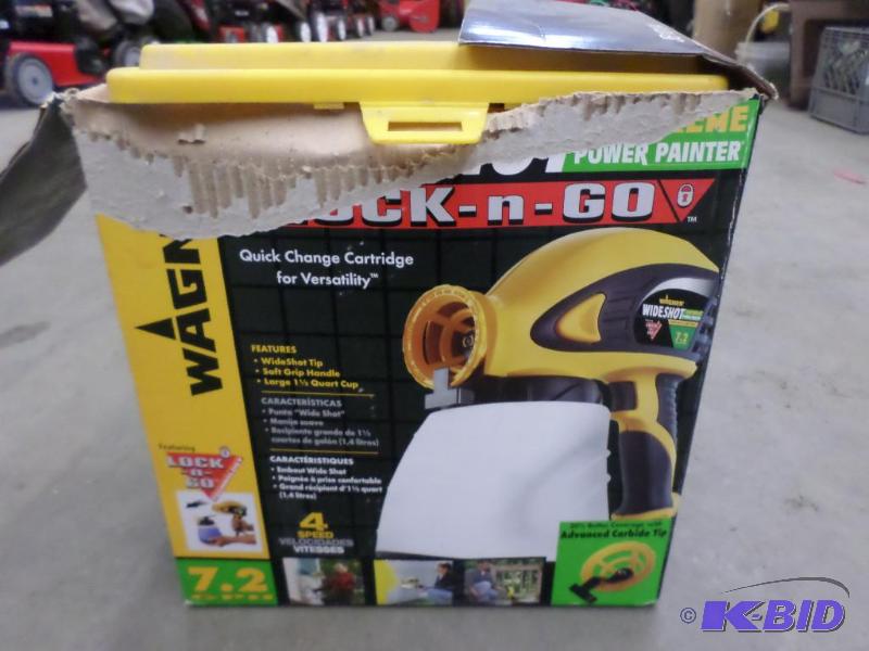 lot 90 image: Wagner Pack-N-Go Paint Sprayer...