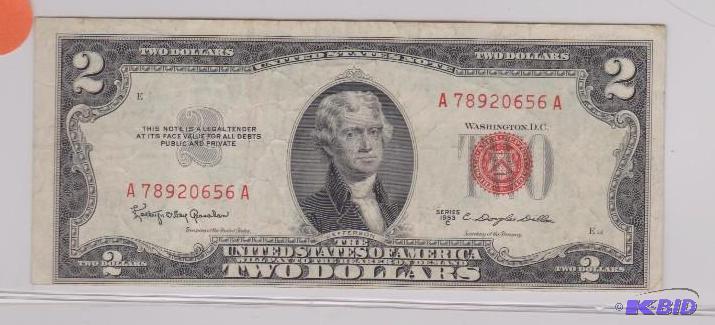 1953 C $2.00 Red Seal