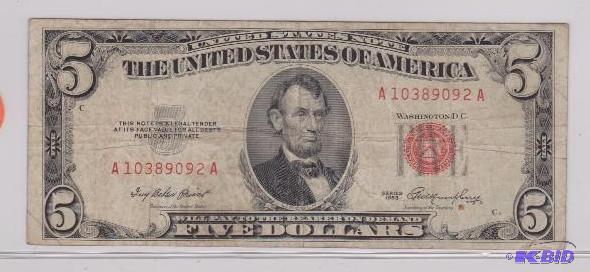 1953 Red Seal $5.00