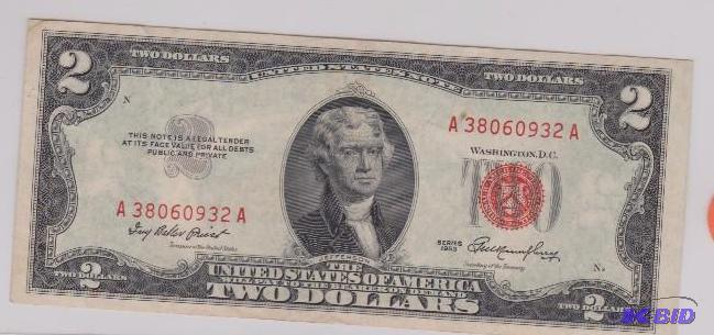 1953 Red Seal $2.00