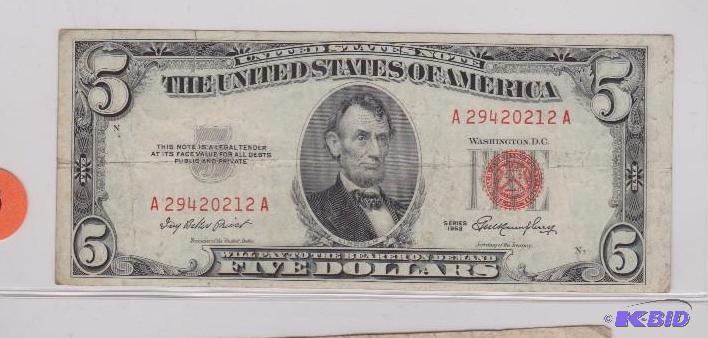 1953 Red Seal $5.00