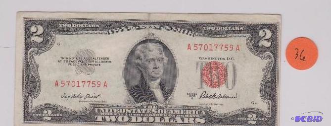 1953 A Red Seal $2.00