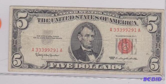 1963 Red Seal $5.00