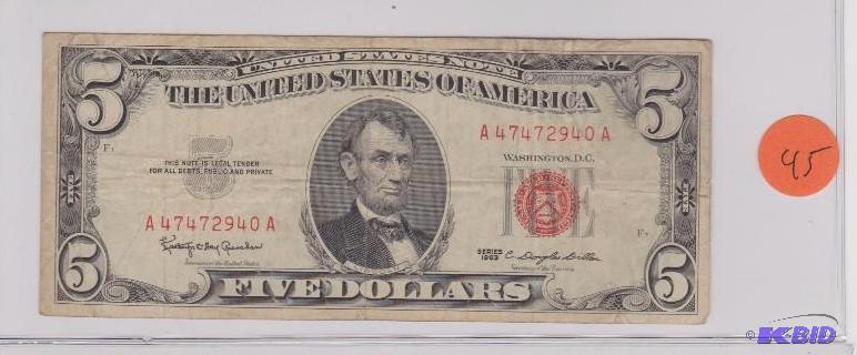 1963 Red Seal $5.00